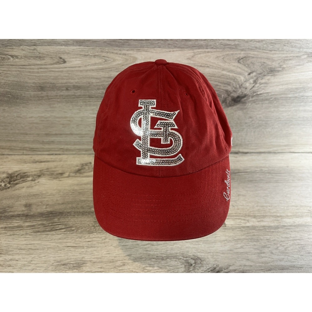 47 Brand St Louis Cardinals Strapback Hat Cap Women's Adjustable‎ Red MLB